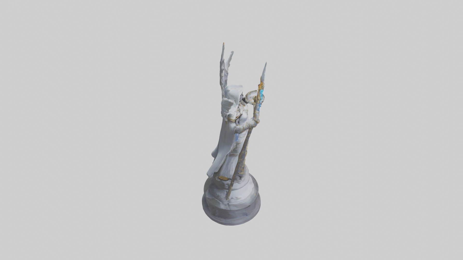 Lightbringer statue model Low-poly 3D model_18