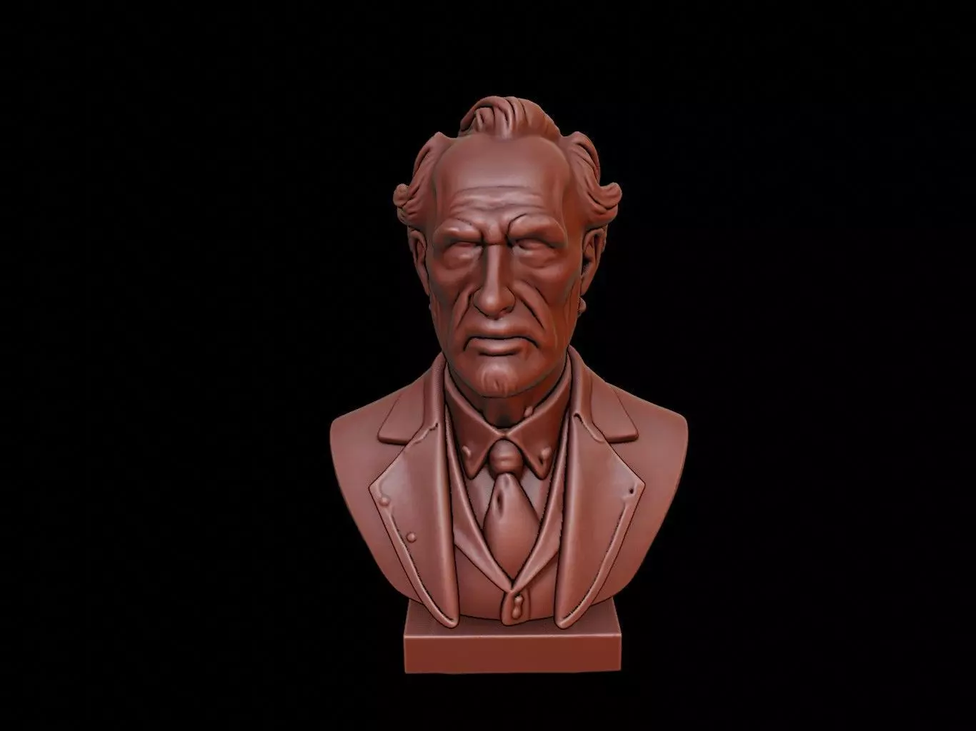 Martin Heidegger Bust 3D print model_0