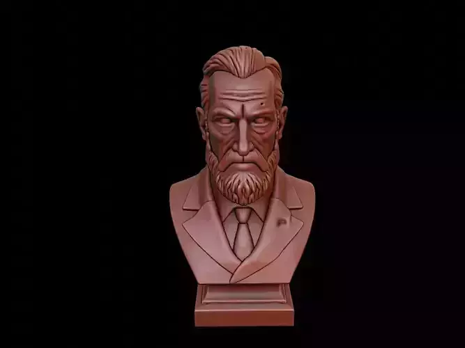 Max Weber Bust 3D print model