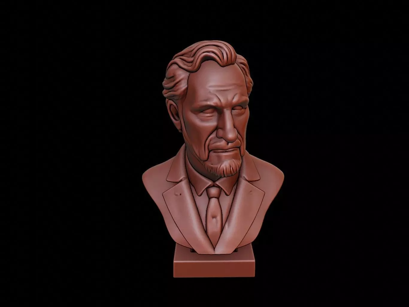 Michael Faraday Bust 3D print model_0