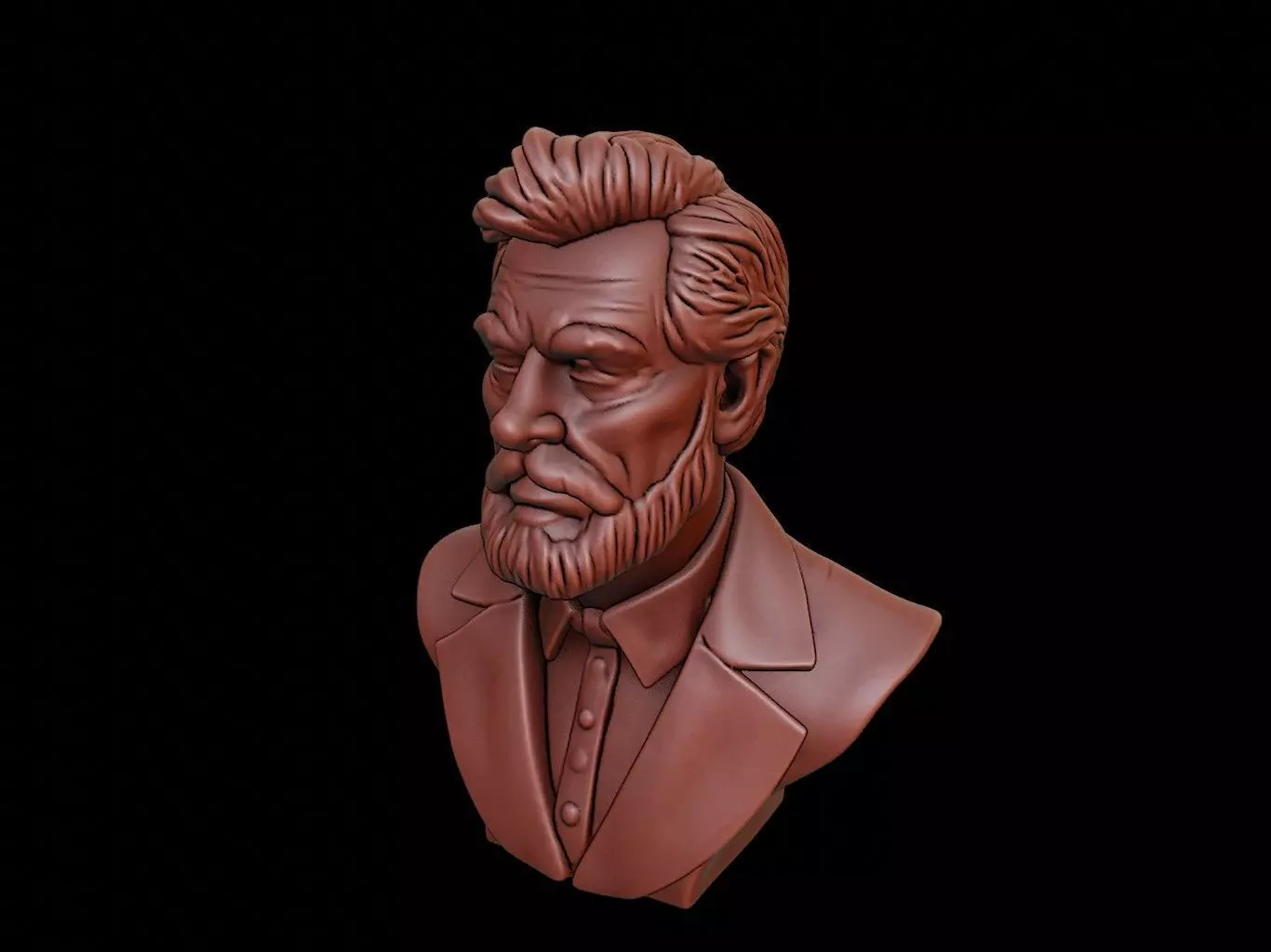 Michael Faraday Bust 3D print model