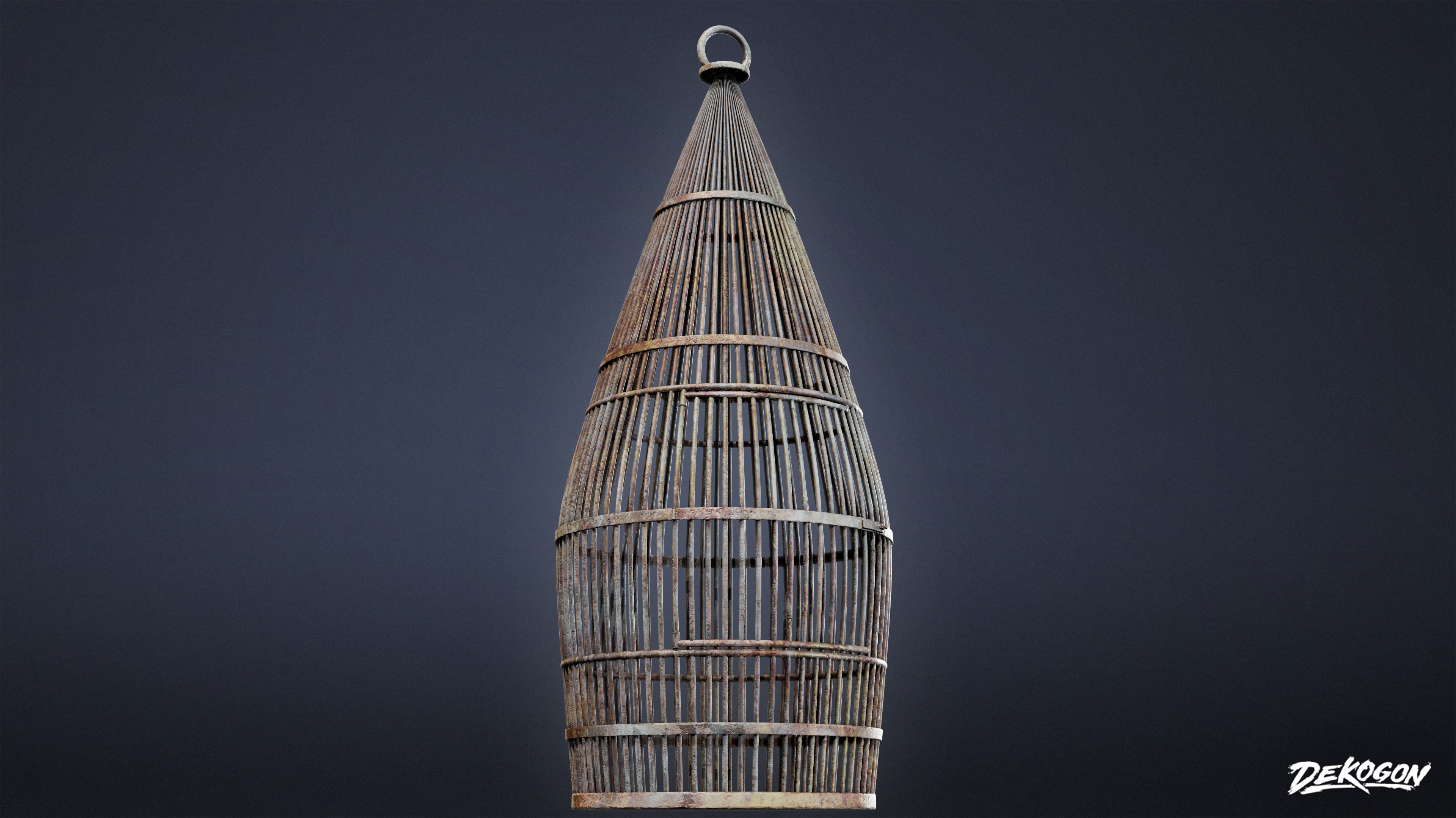 PIRATES - Bird Cage 02 - NANITE Low-poly 3D model_5