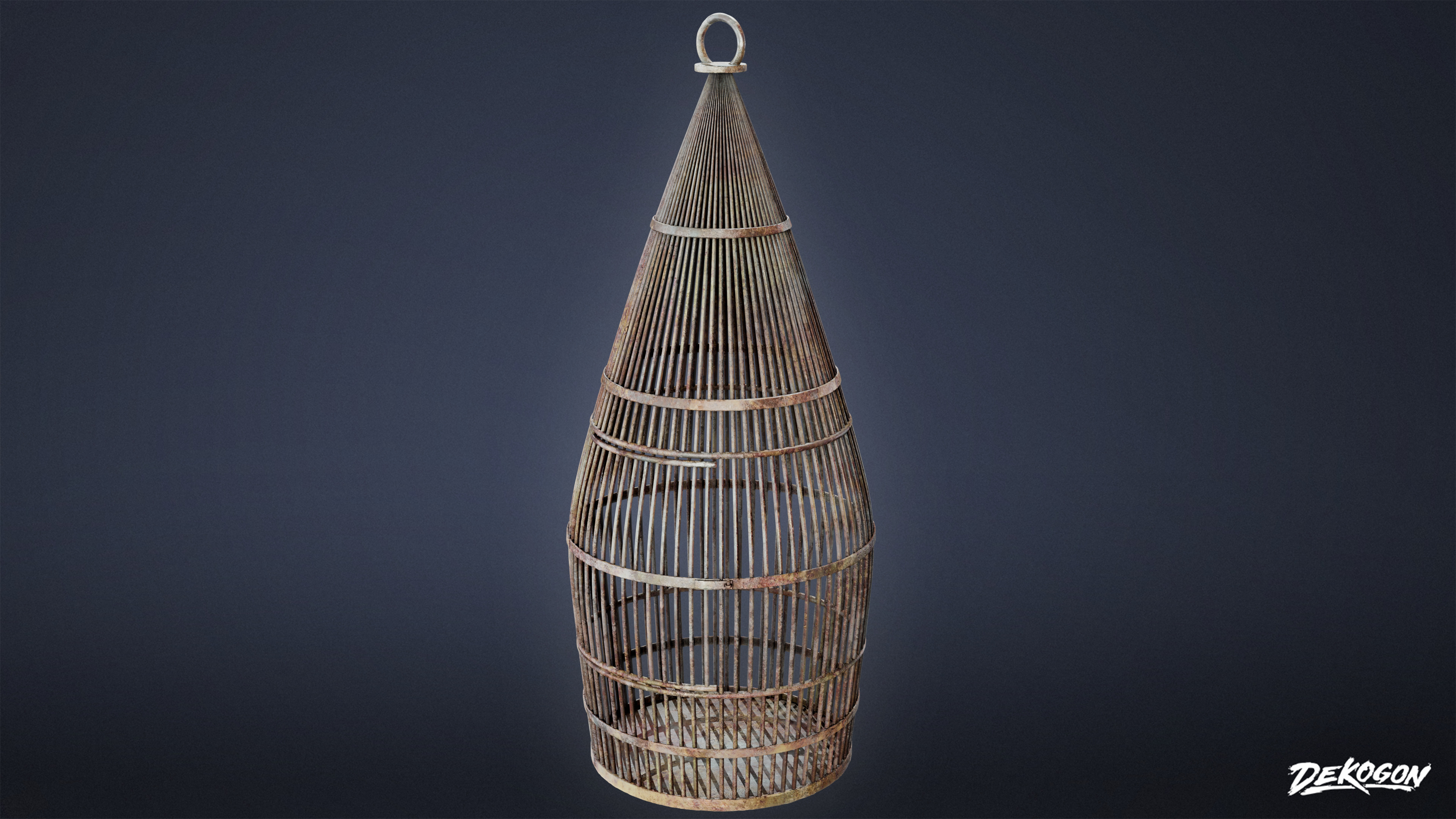 PIRATES - Bird Cage 02 - NANITE Low-poly 3D model_4