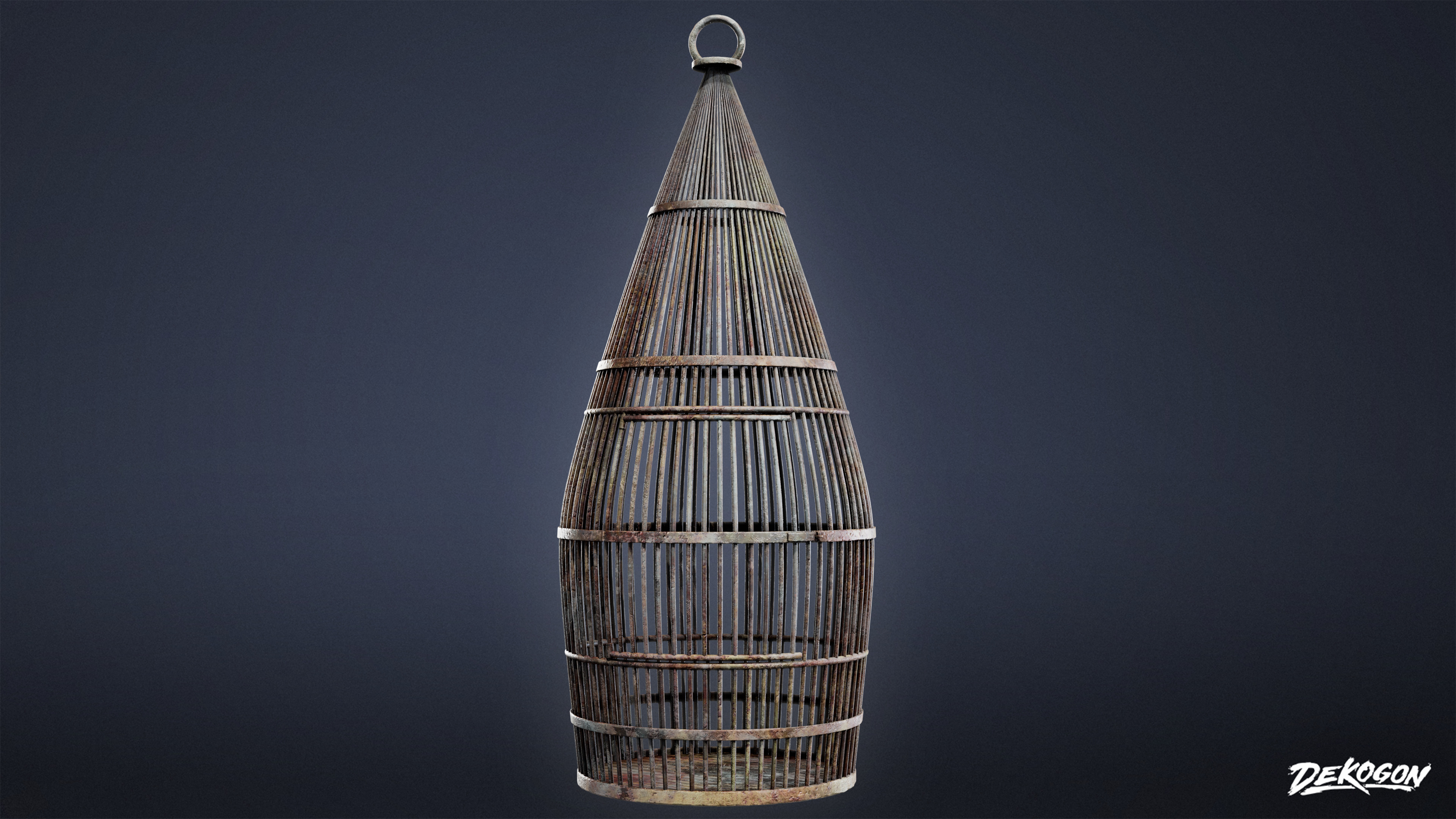 PIRATES - Bird Cage 02 - NANITE Low-poly 3D model_1