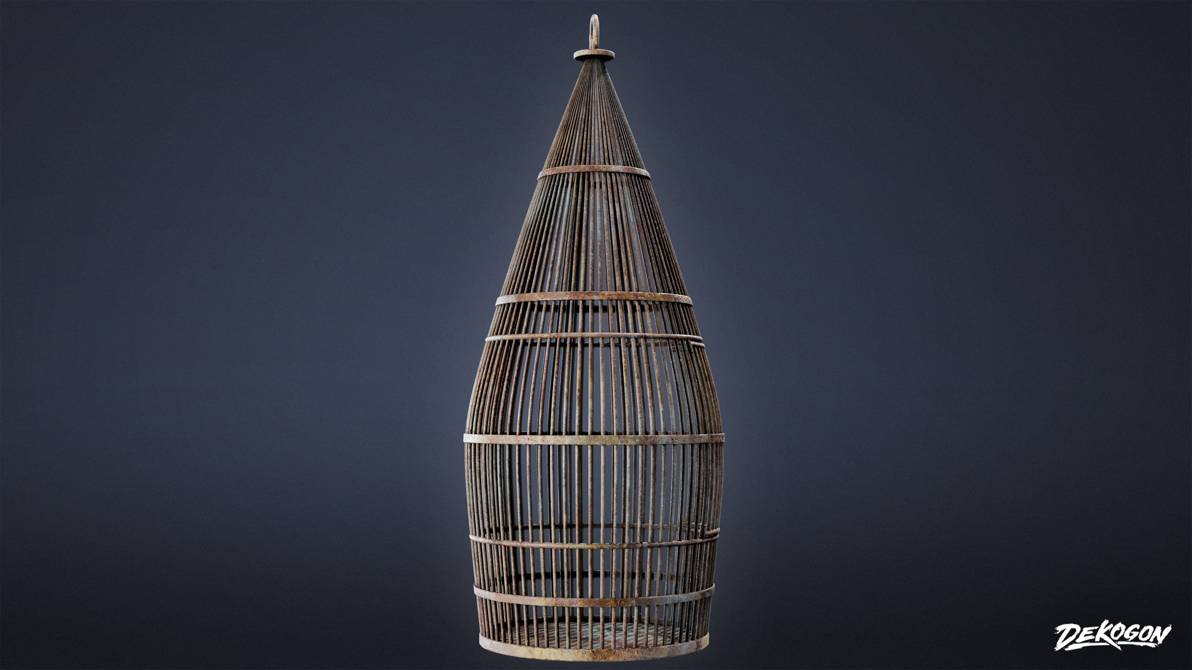 PIRATES - Bird Cage 02 - NANITE Low-poly 3D model_2