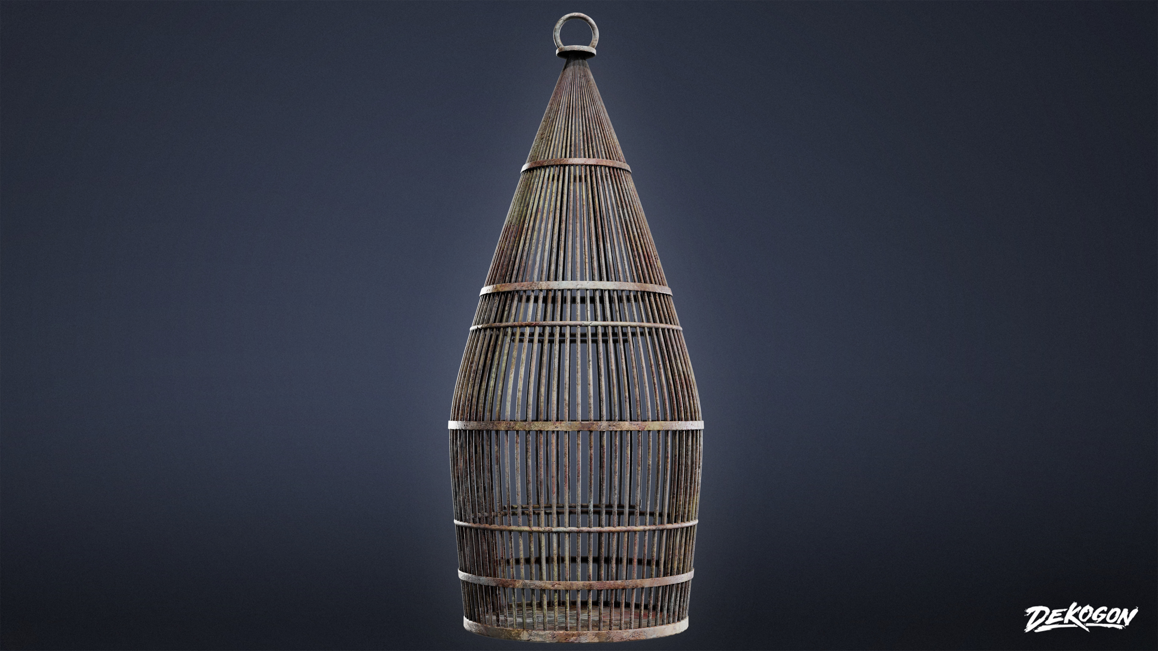 PIRATES - Bird Cage 02 - NANITE Low-poly 3D model_3