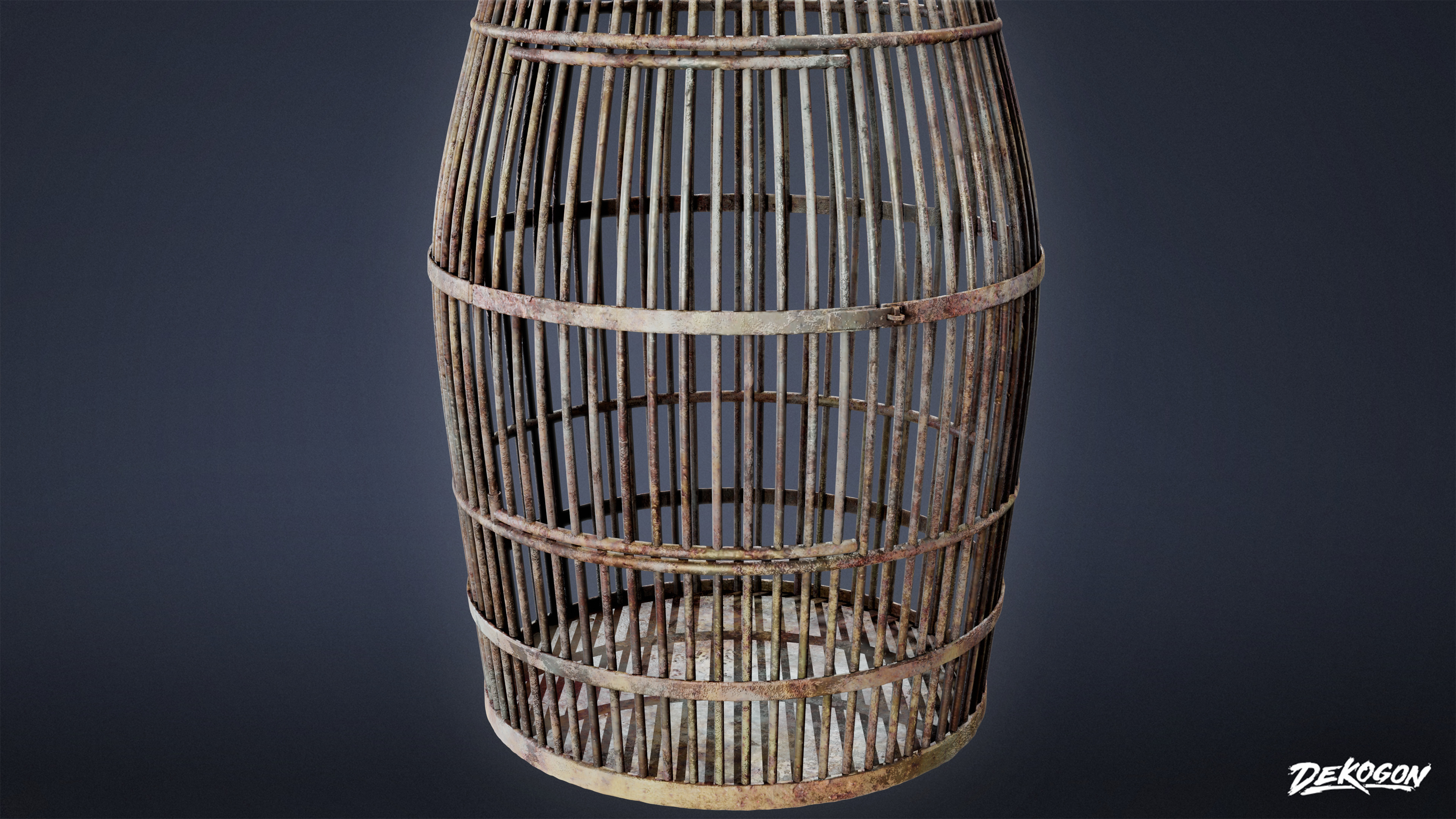 PIRATES - Bird Cage 02 - NANITE Low-poly 3D model_6