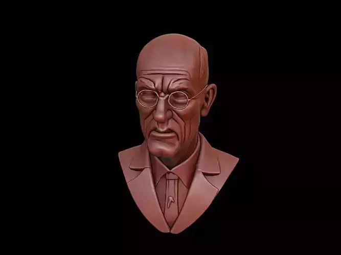 Michel Foucault Bust 3D print model