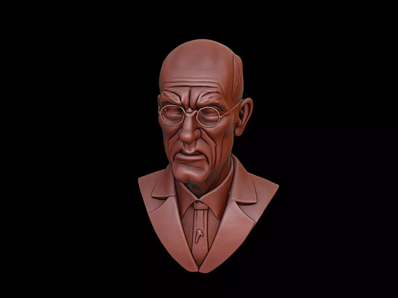 Michel Foucault Bust 3D print model