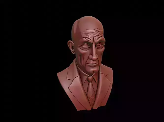 Michel Foucault Bust 3D print model