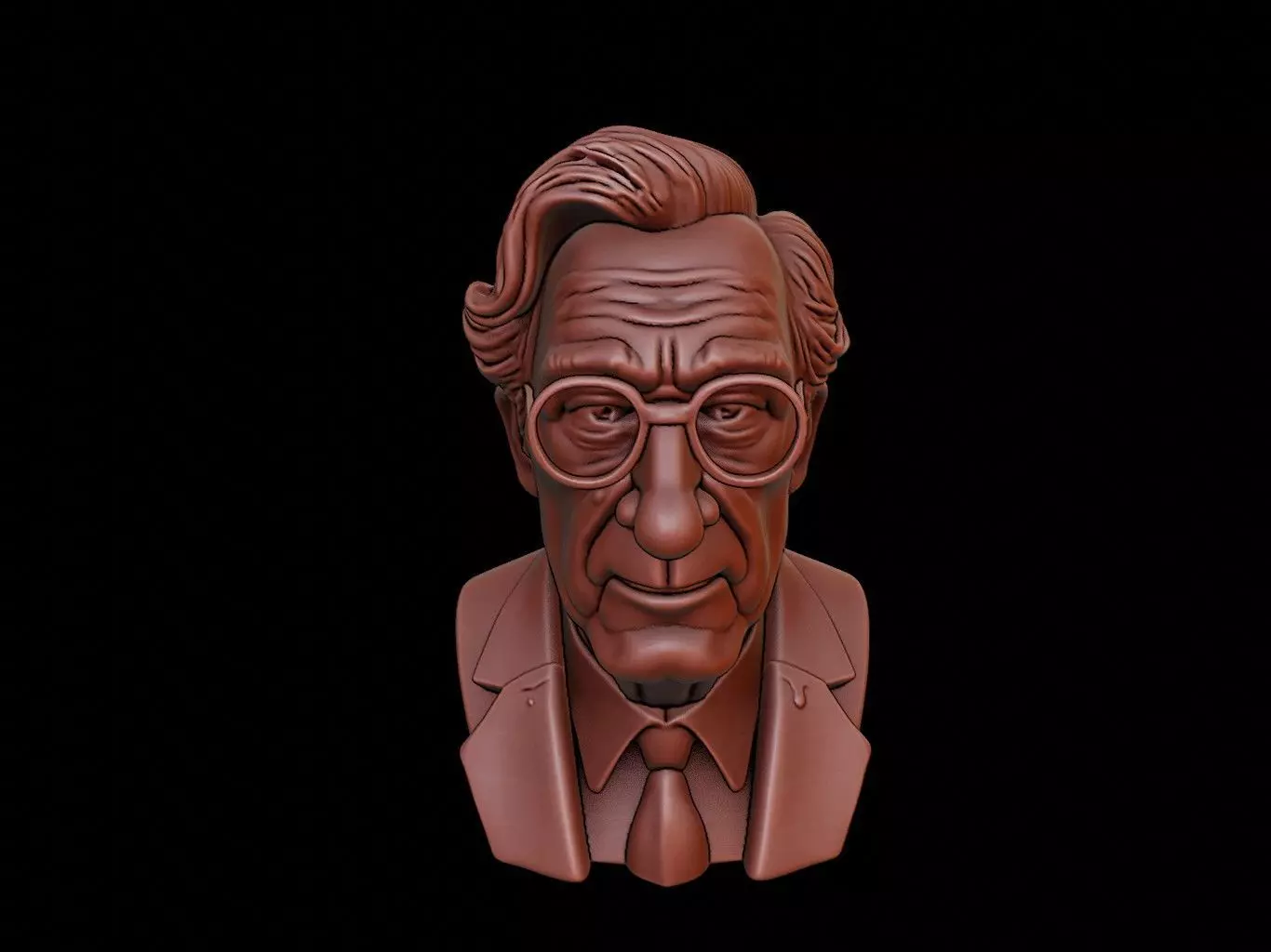 Noam Chomsky Bust 3D print model