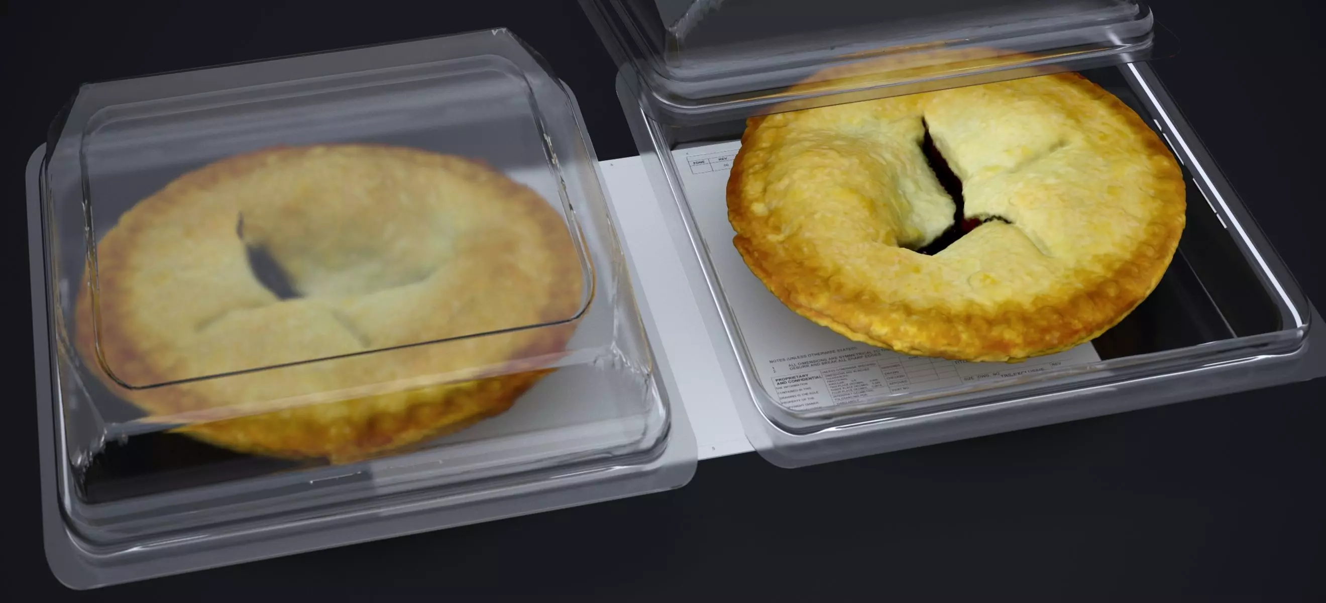PEACH PIE FOOD PACKAGE 2025 3D model_0