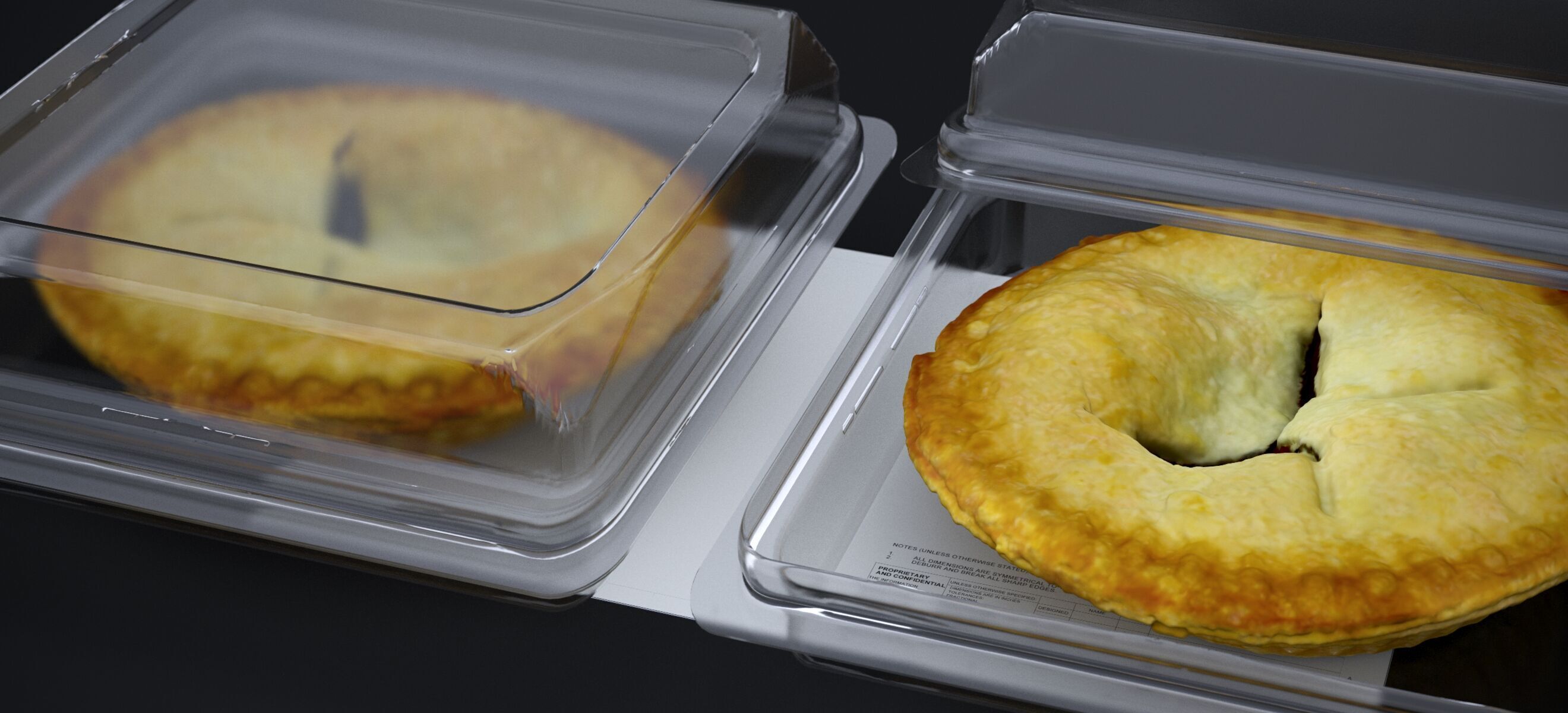 PEACH PIE FOOD PACKAGE 2025 3D model_2