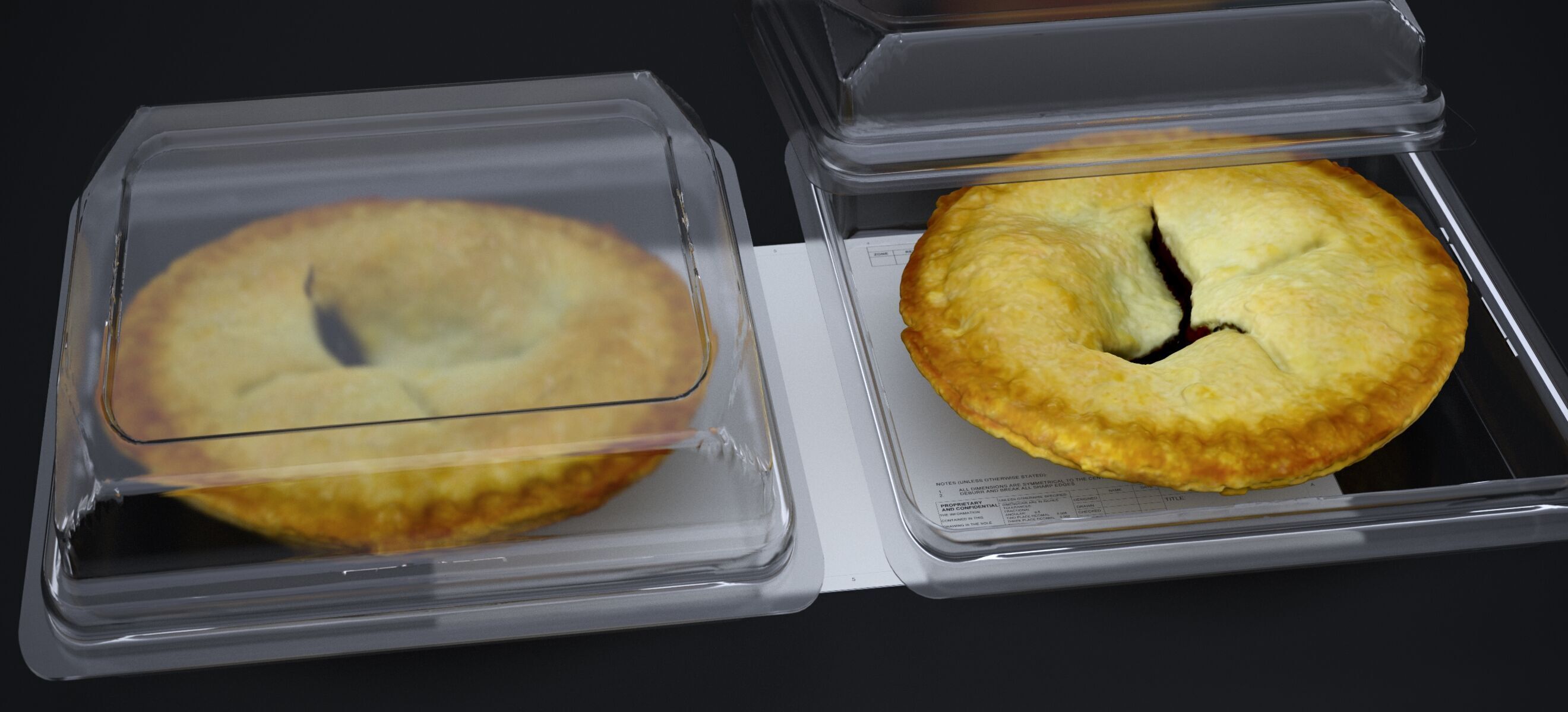 PEACH PIE FOOD PACKAGE 2025 3D model_1