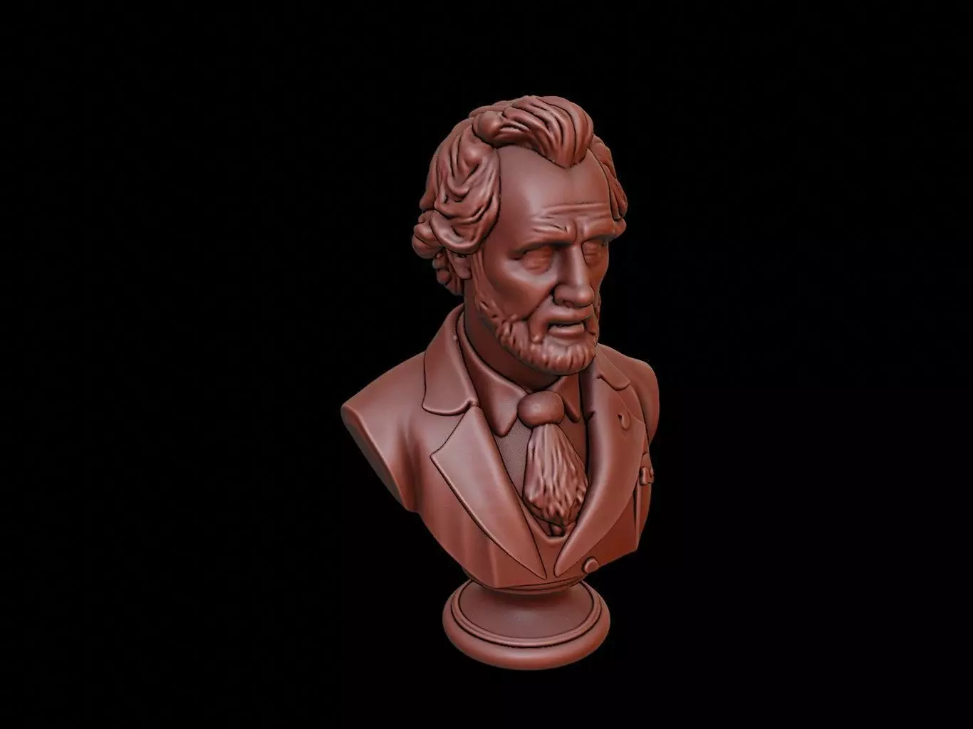 Pierre Simon Laplace Bust 3D print model