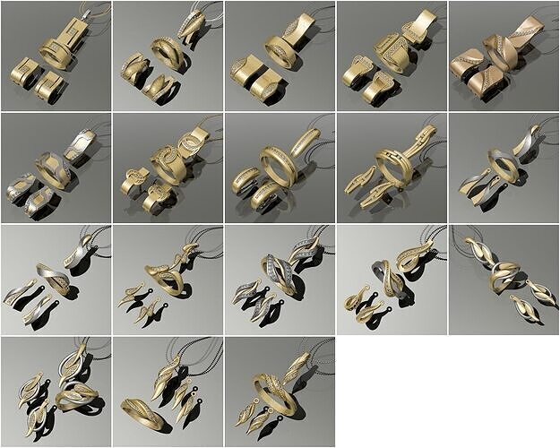18 Half Sets 3dm 3D print model