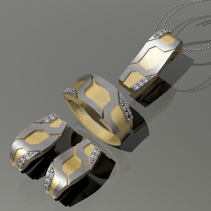 18 Half Sets 3dm 3D print model_6