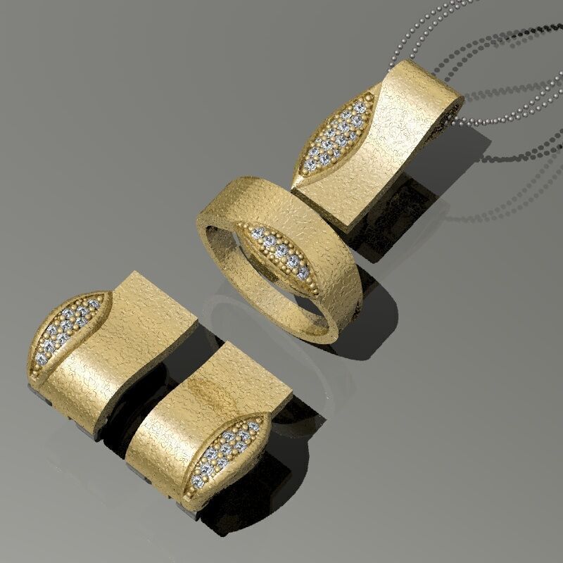 18 Half Sets 3dm 3D print model_3