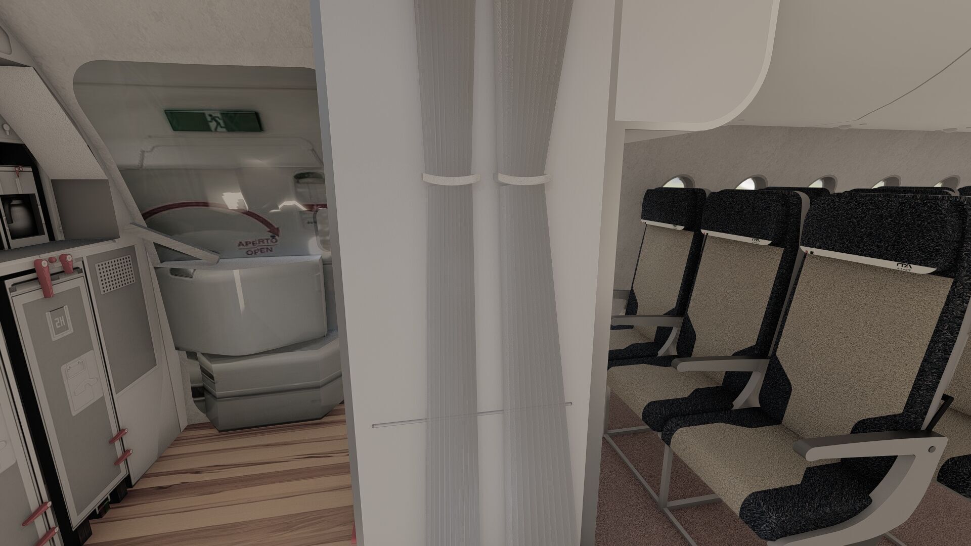 Airbus A220-300 3D model_20