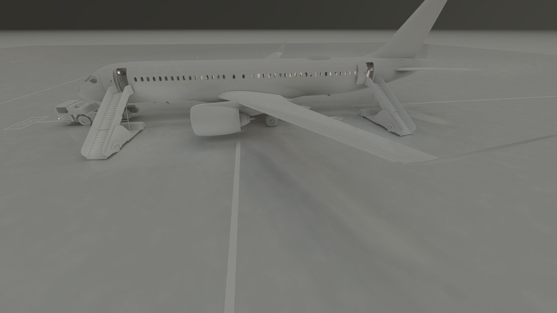 Airbus A220-300 3D model_30
