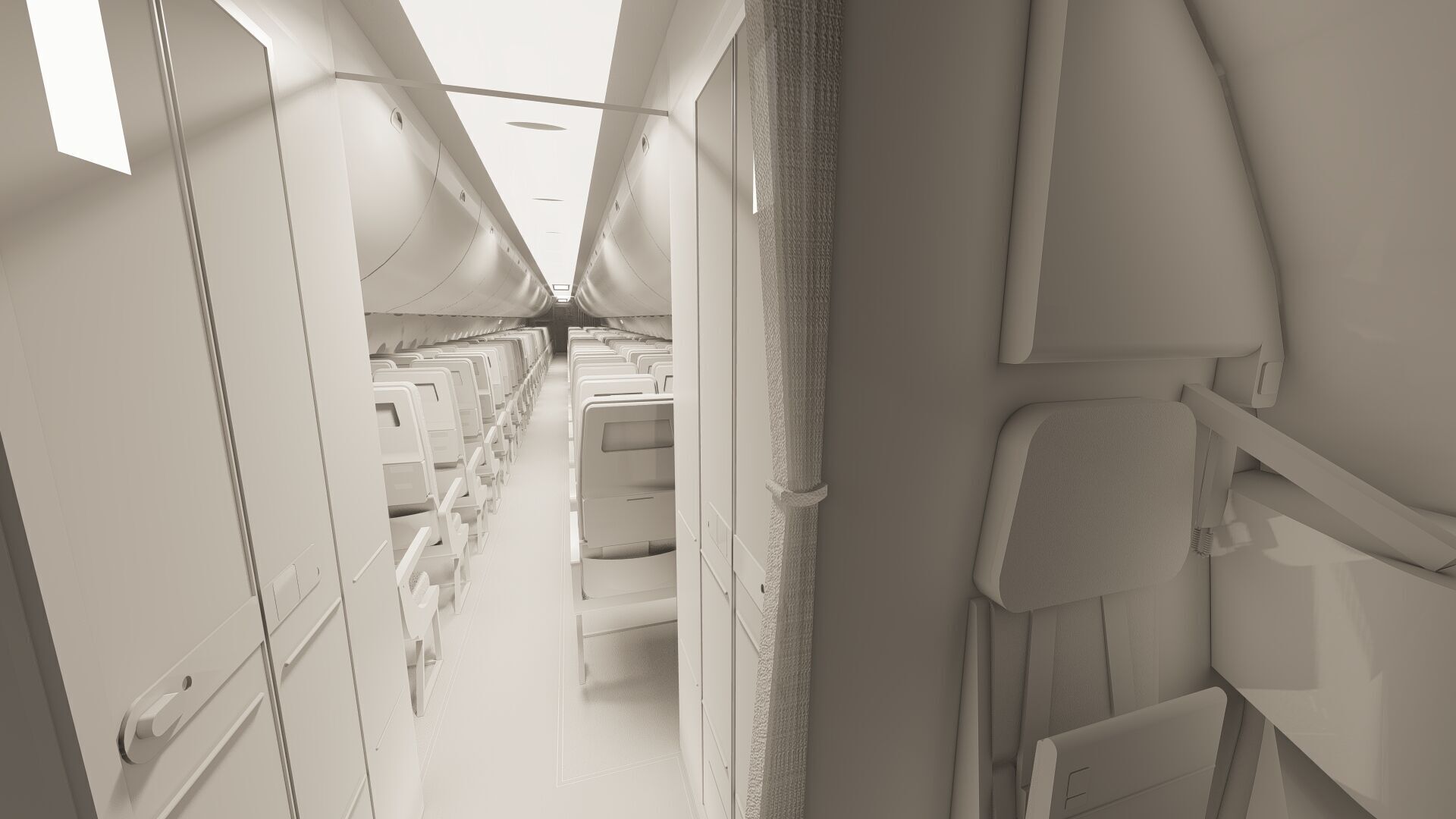 Airbus A220-300 3D model_39