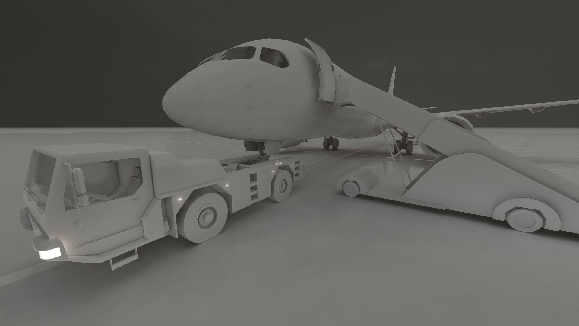 Airbus A220-300 3D model_32