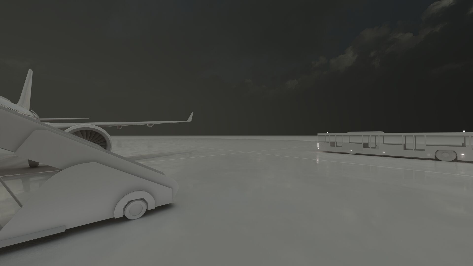 Airbus A220-300 3D model_33