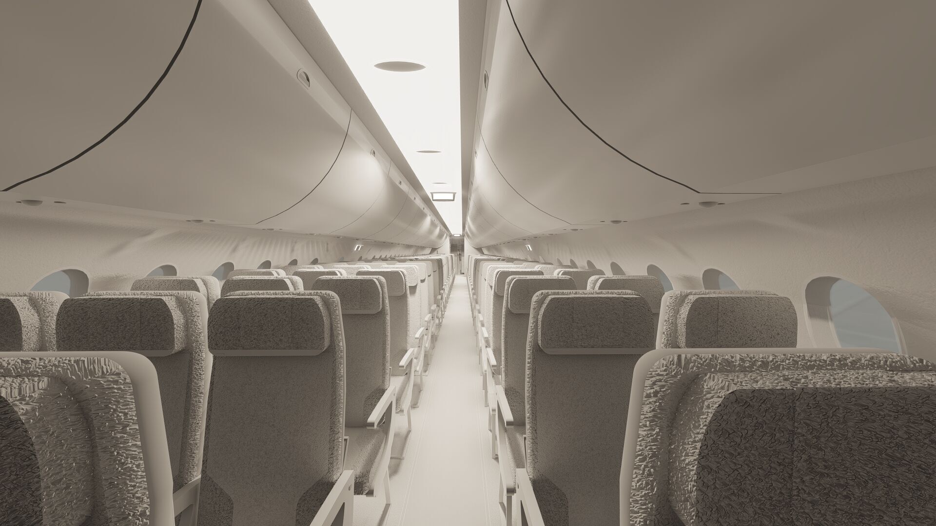 Airbus A220-300 3D model_37