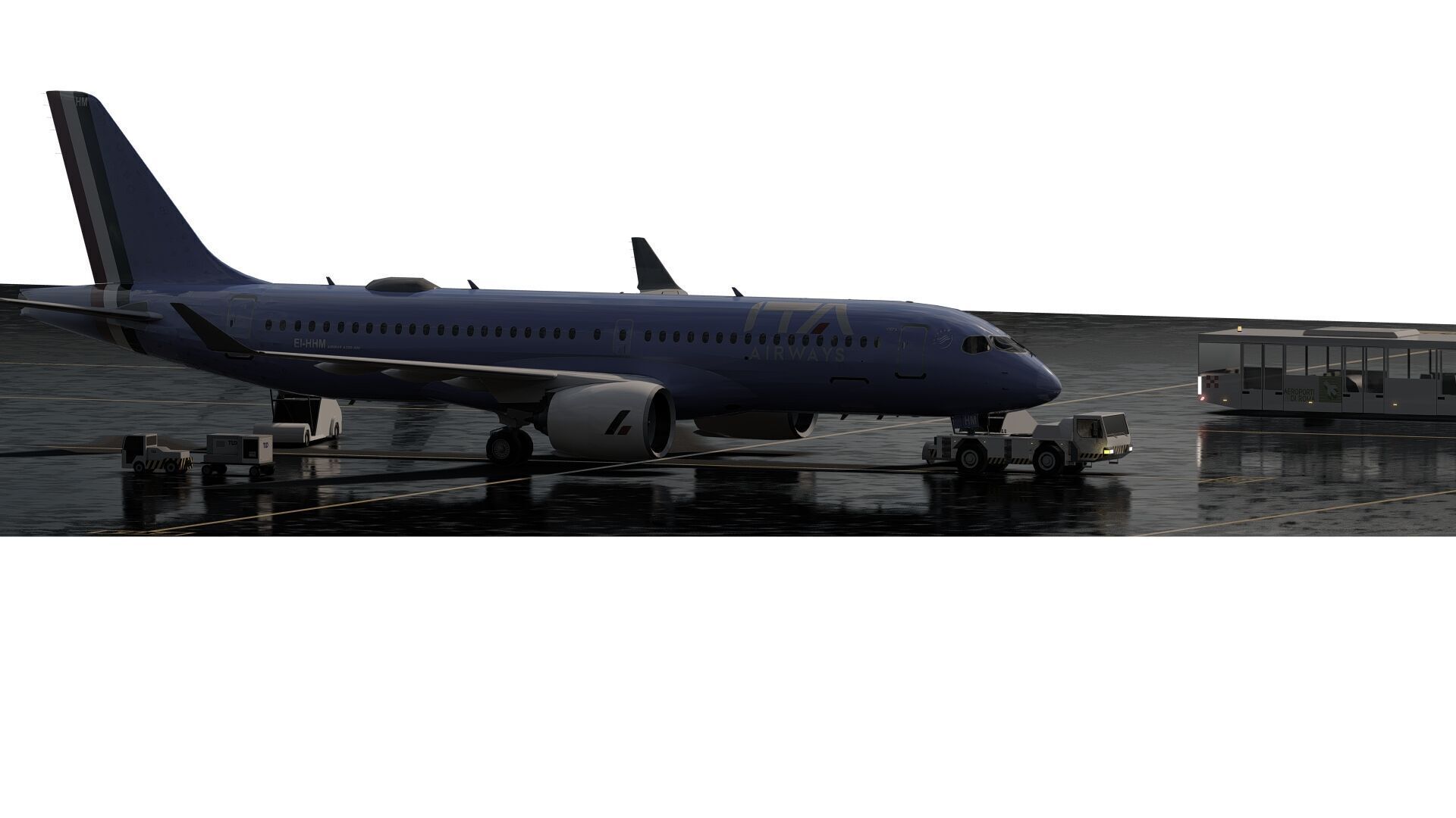 Airbus A220-300 3D model_4