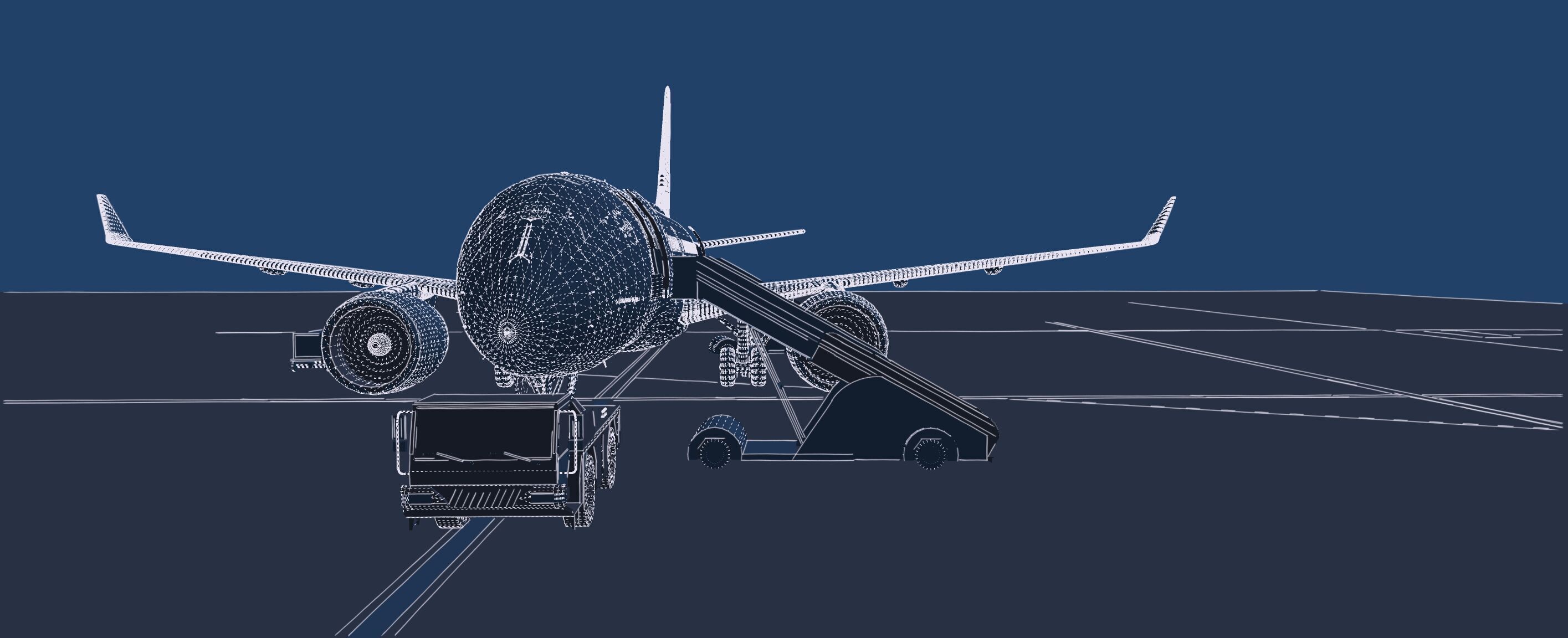 Airbus A220-300 3D model_43