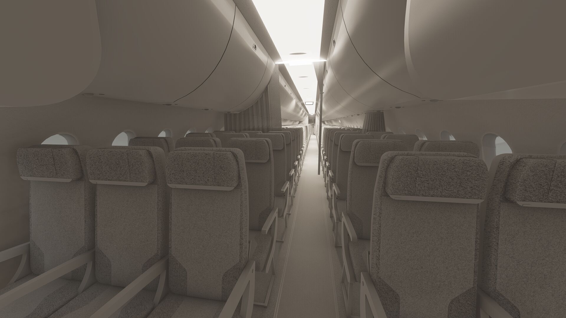 Airbus A220-300 3D model_36