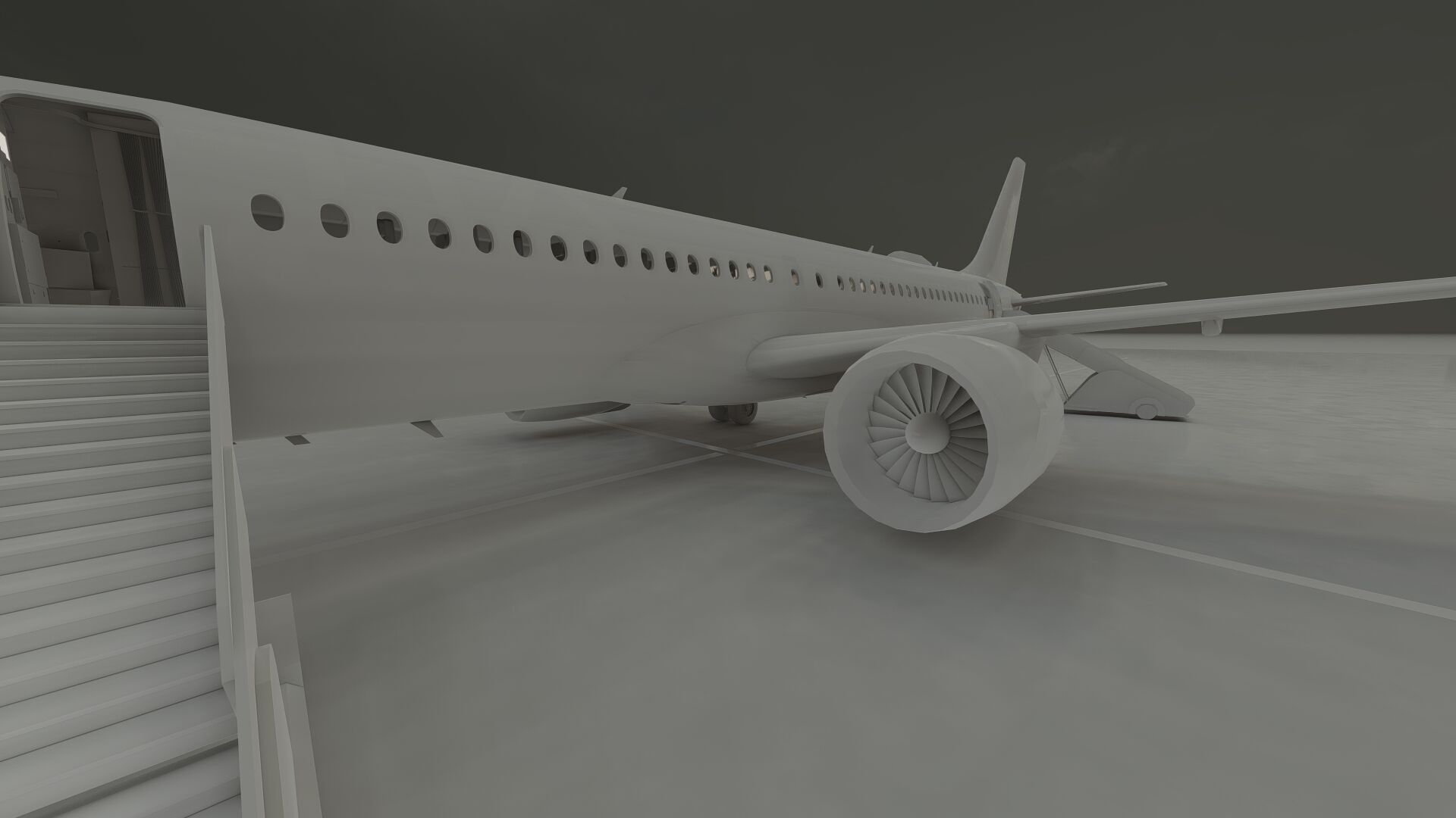 Airbus A220-300 3D model_34
