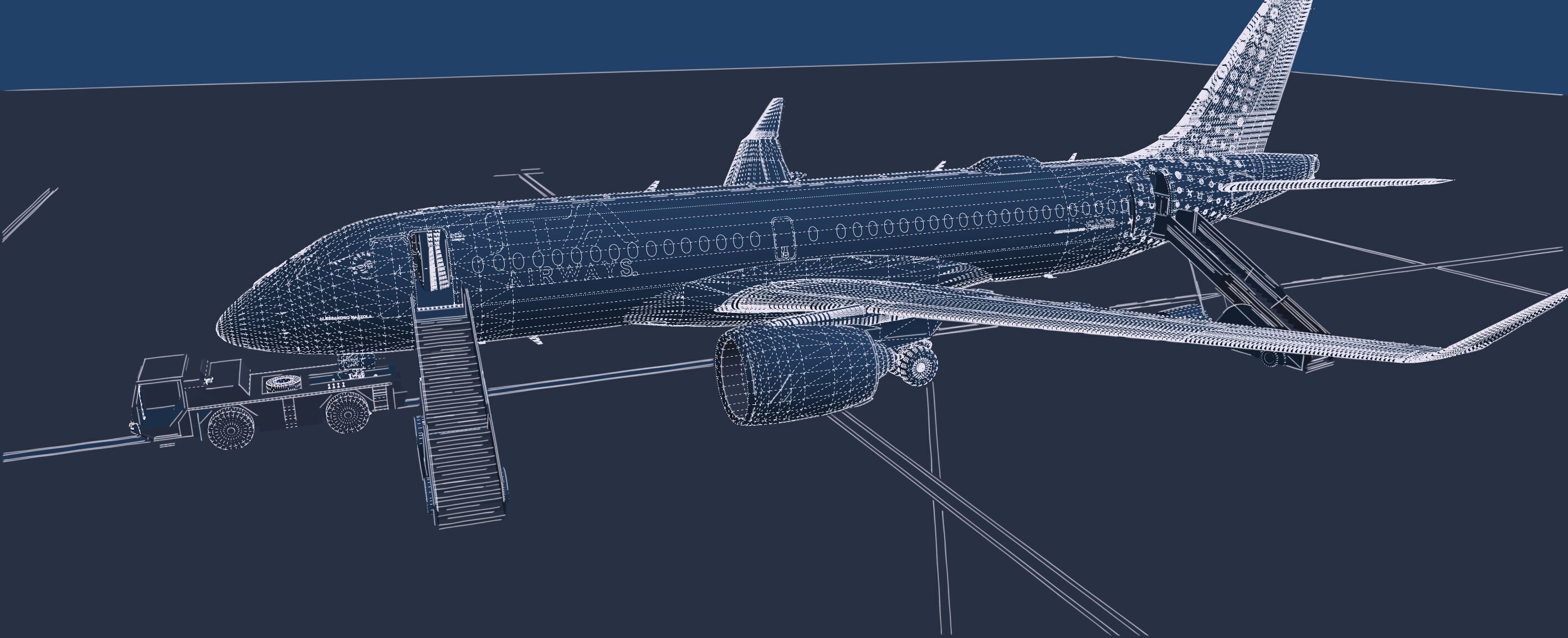 Airbus A220-300 3D model_41