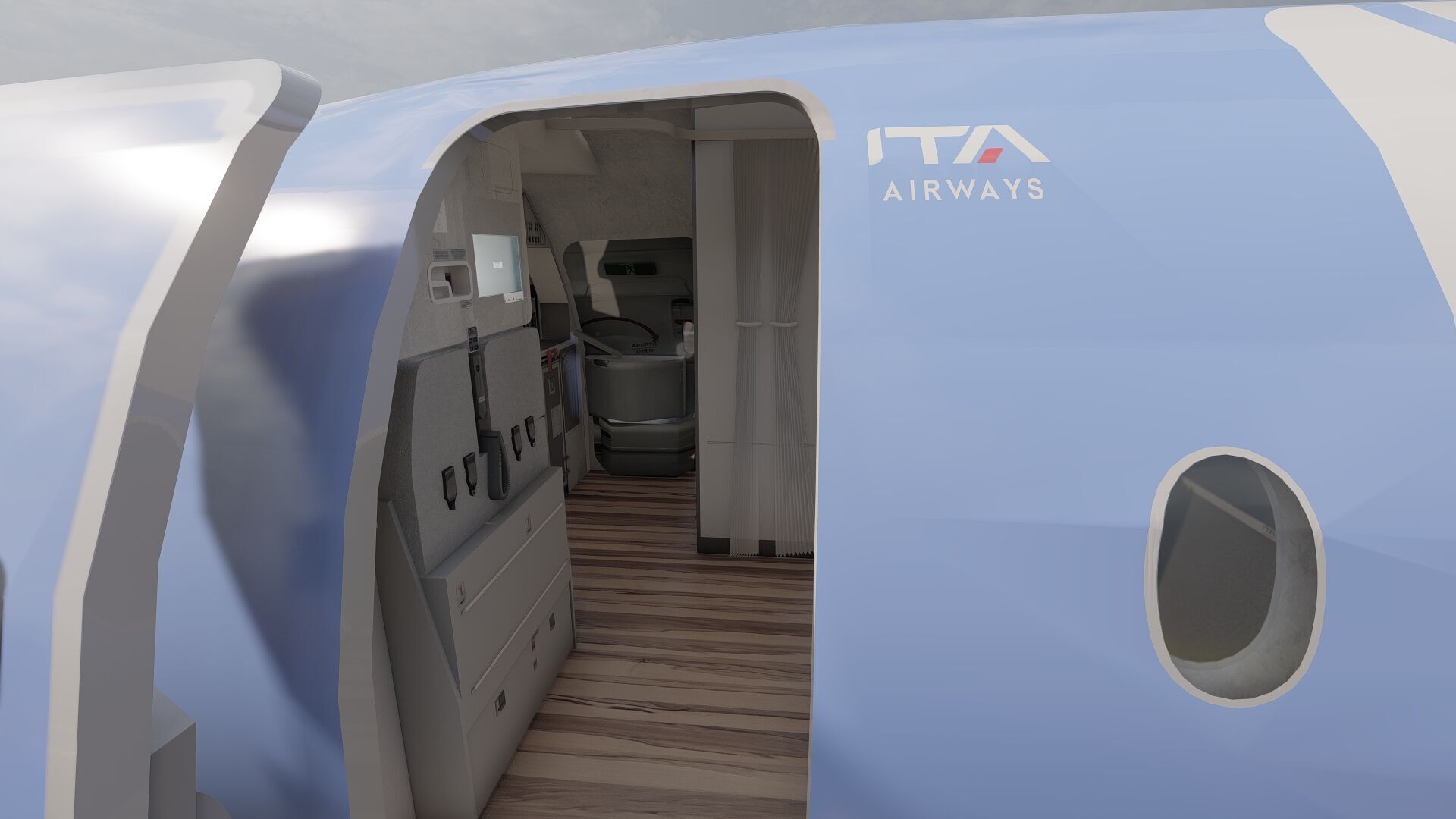 Airbus A220-300 3D model_19