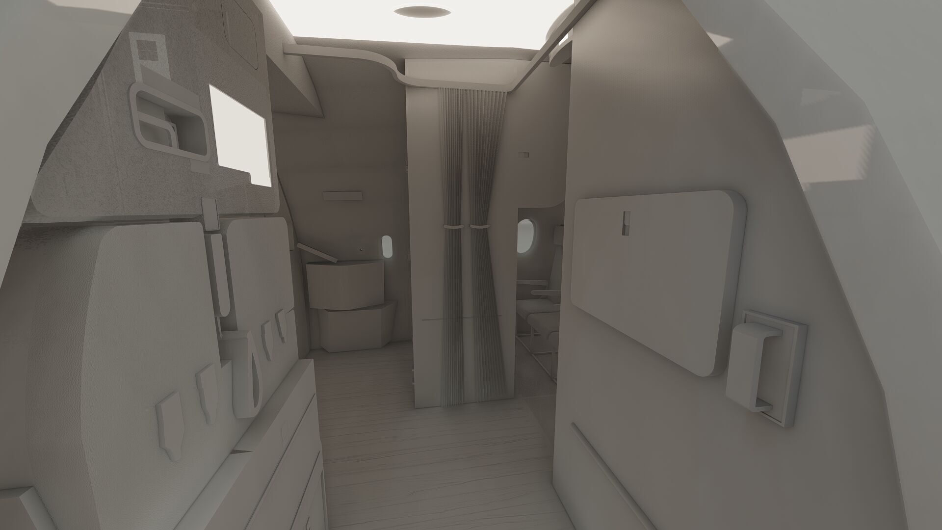 Airbus A220-300 3D model_35