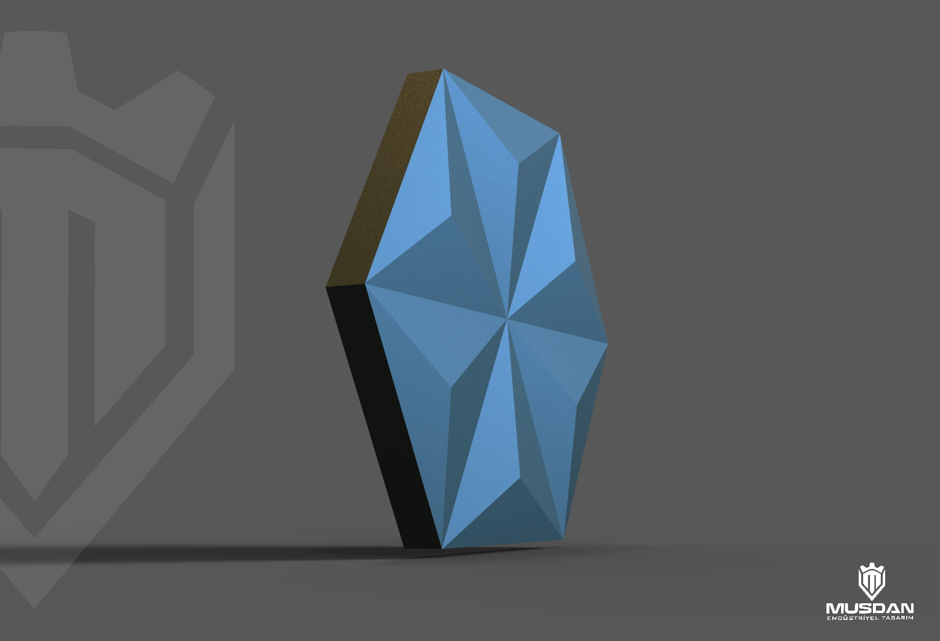 3D Geometric Wall Panel Decorative Interior Cladding 3D model_5