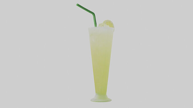 Limeade model Low-poly 3D model 2