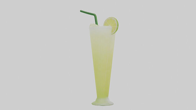 Limeade model Low-poly 3D model 3
