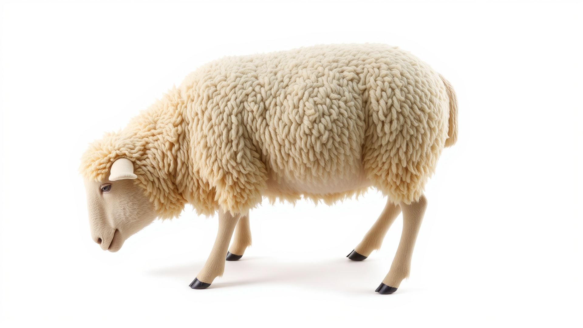 Pastoral Sheep Grazing Stance 3D Model Pack Low-poly 3D model_3