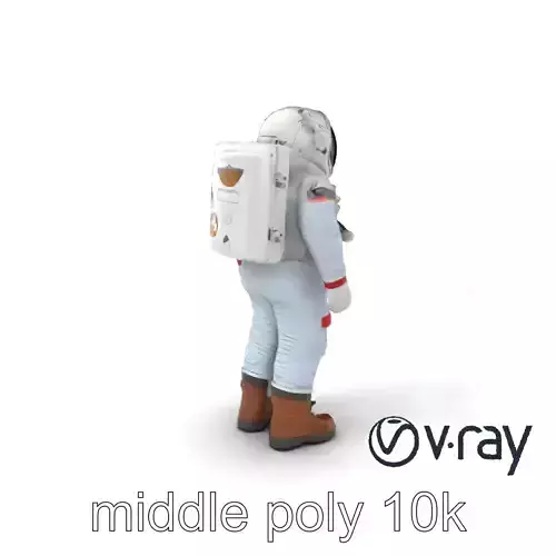 Soviet Krechet Lunar Suit model pack Low-poly 3D model