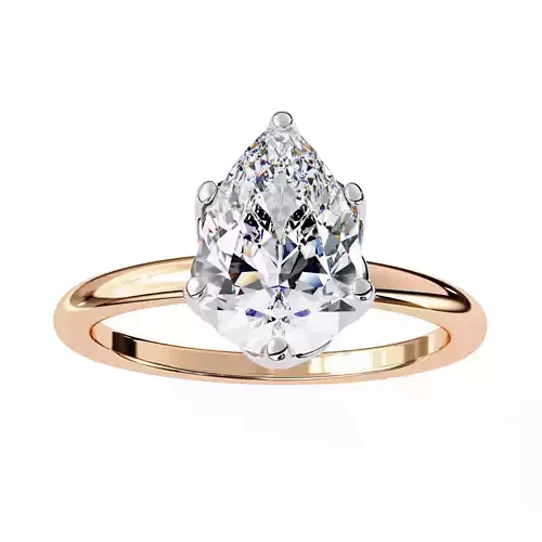 Mono  Solitaire Diamond Ring 360 animation renders 3dm stl  3D print model Mono  Solitaire Diamond Ring 360 animation renders 3dm stl  3D print model