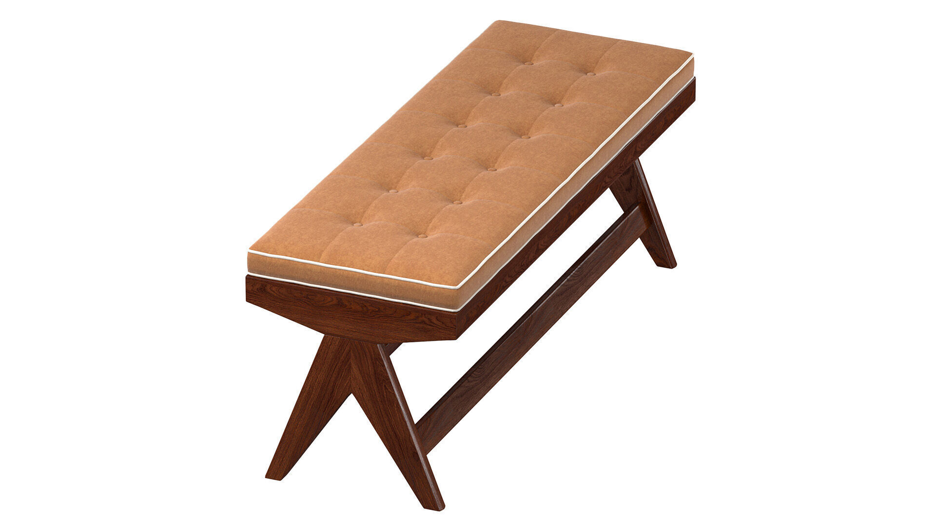 Pierre Jeanneret Bench 1950 Chandigargh 3D model_3