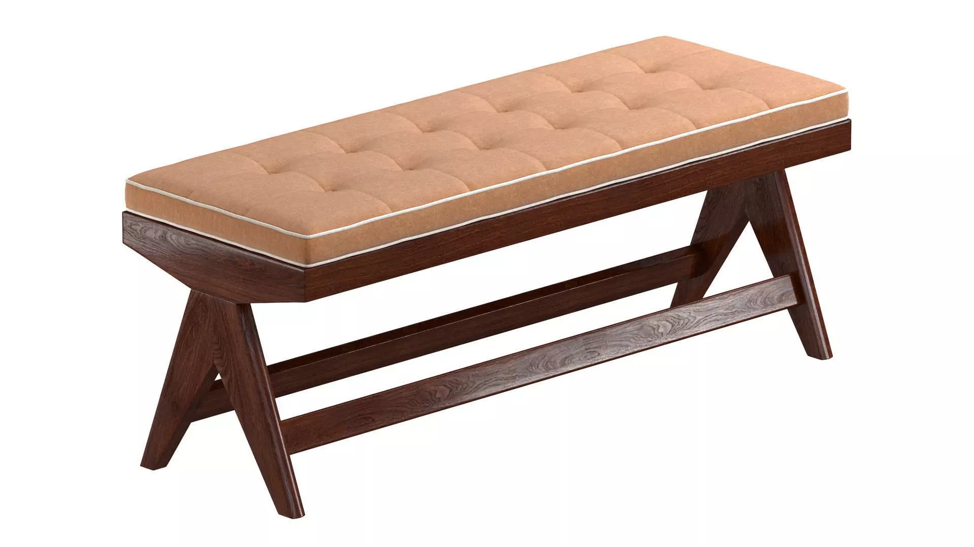 Pierre Jeanneret Bench 1950 Chandigargh 3D model_0