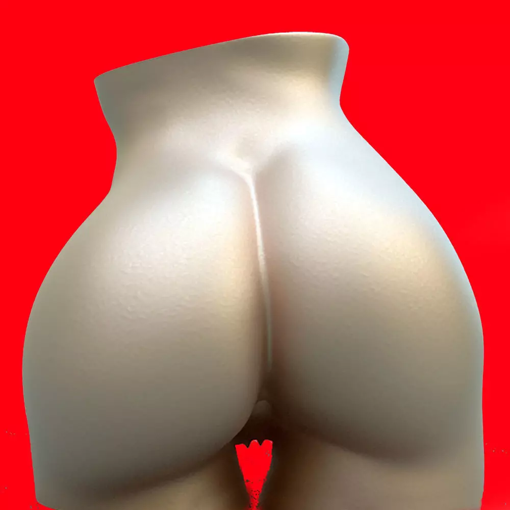 Russian girl pussy ass butt 3D print model_0