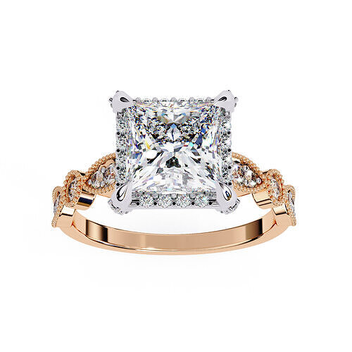 Solitaire Diamond Ring 360 animation renders 3dm stl  3D print model