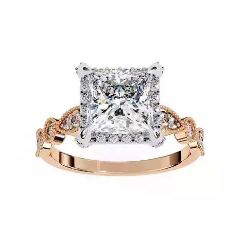 Solitaire Diamond Ring 360 animation renders 3dm stl  3D print model Solitaire Diamond Ring 360 animation renders 3dm stl  3D print model