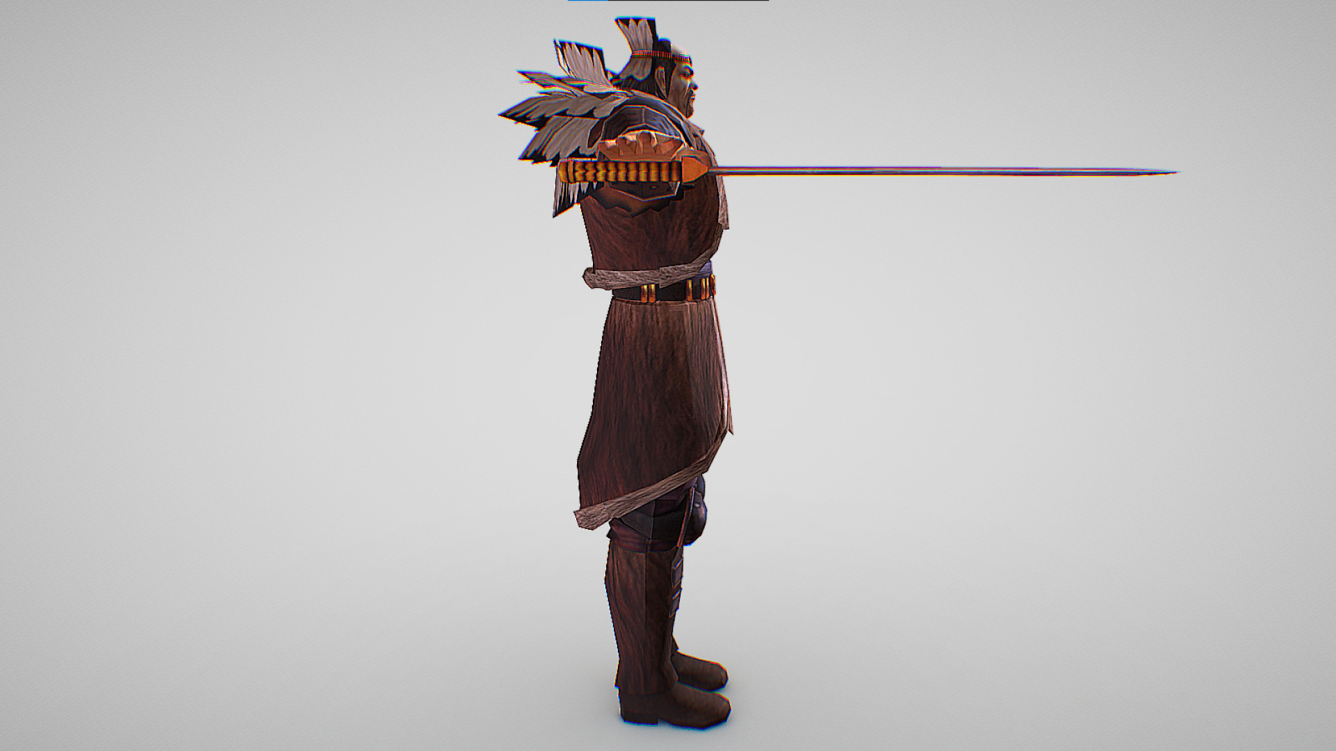 Kiba - Fang Clan - Fist Of The North Star - Legends Revive Low-poly 3D model_4