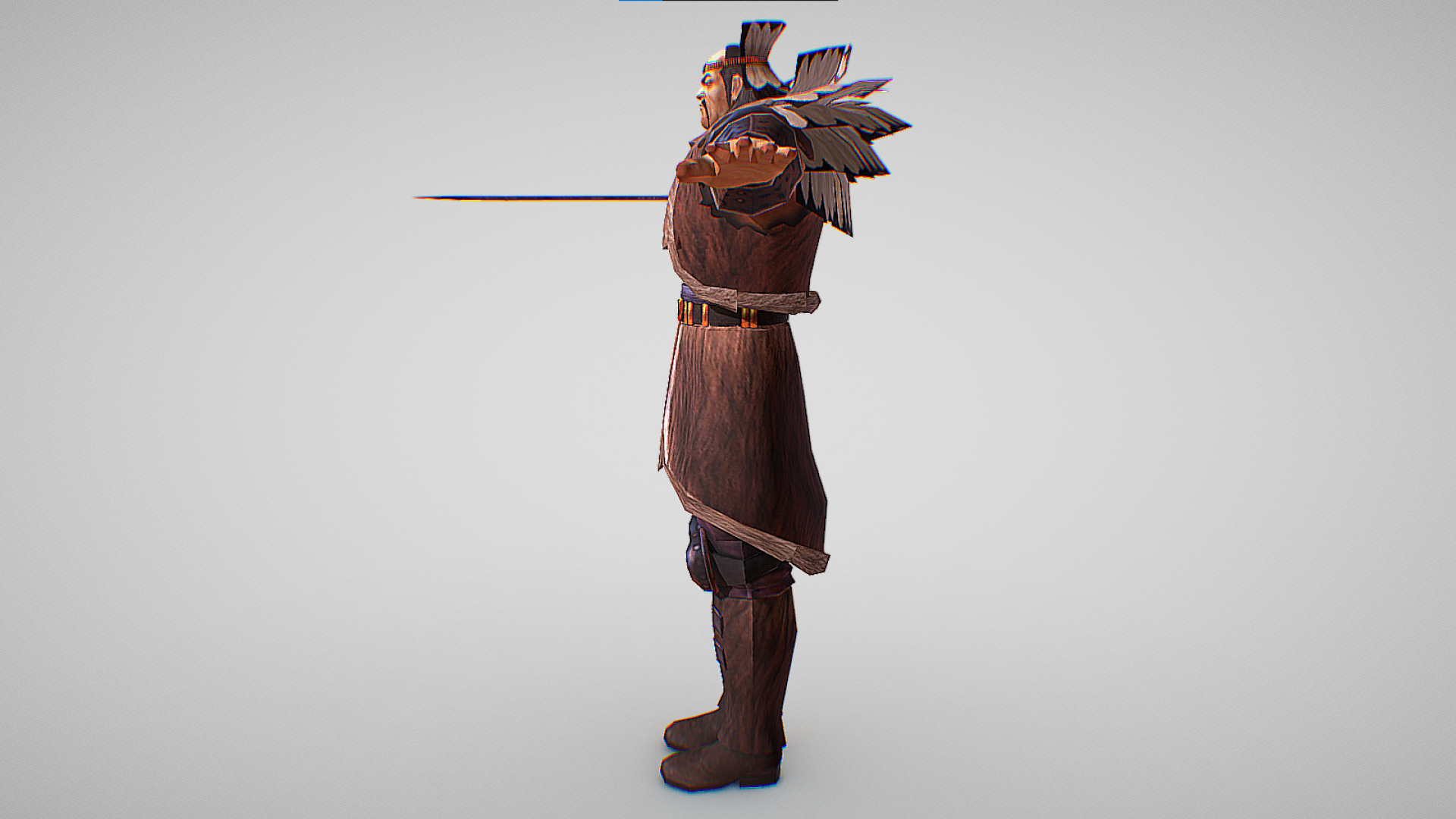 Kiba - Fang Clan - Fist Of The North Star - Legends Revive Low-poly 3D model_5