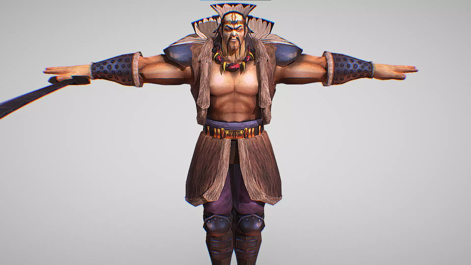 Kiba - Fang Clan - Fist Of The North Star - Legends Revive Low-poly 3D model_0