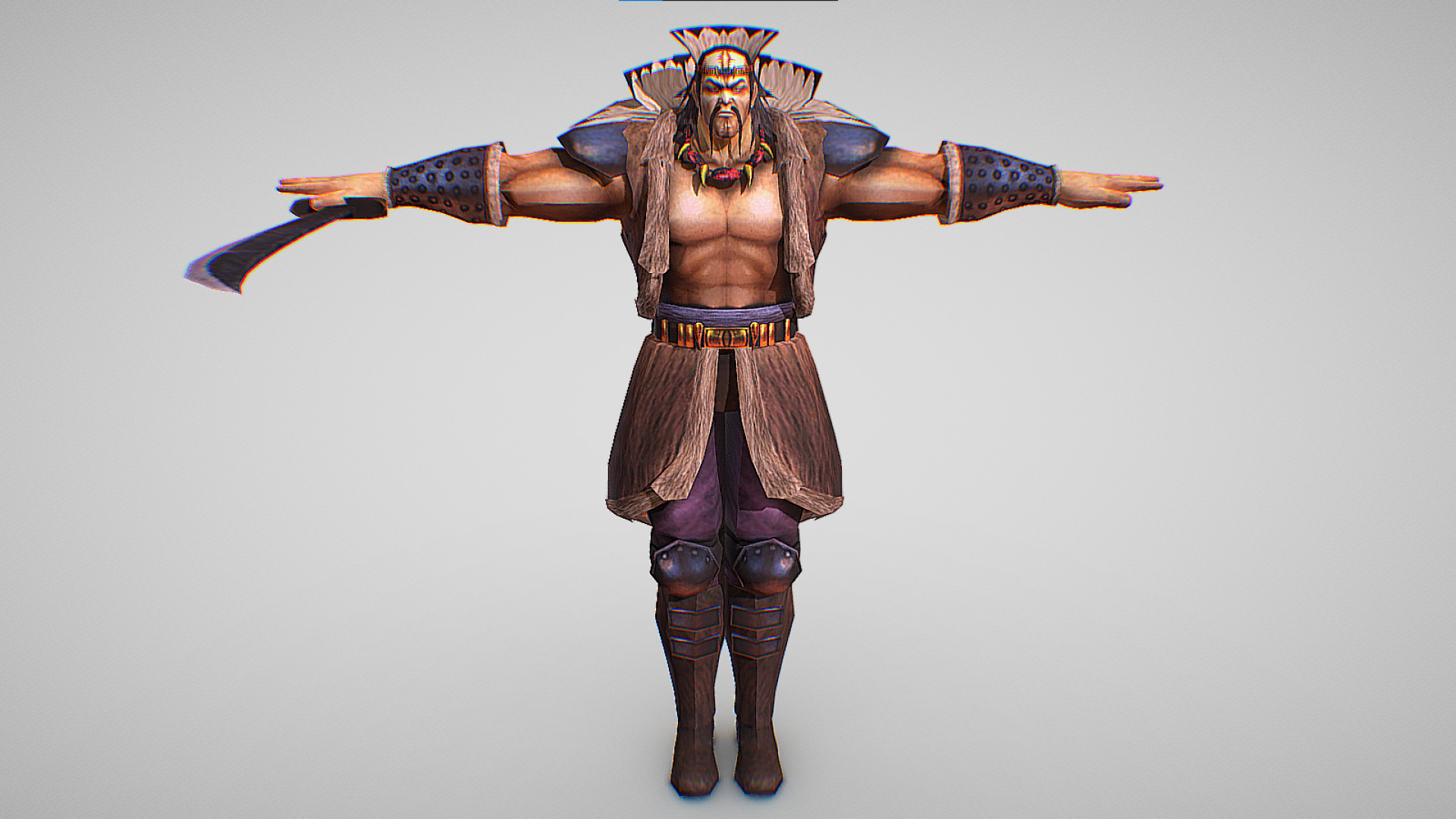 Kiba - Fang Clan - Fist Of The North Star - Legends Revive Low-poly 3D model_1